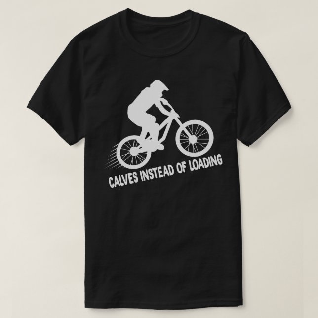 Kalvar i stället för lastning t shirt (Design framsida)