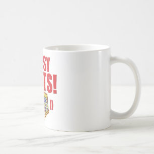 Kalven flåsar blommigt kaffemugg