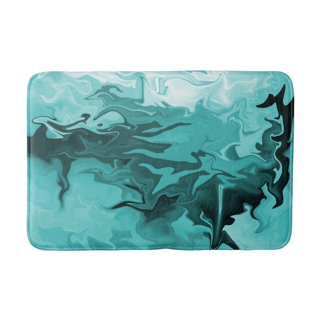 Kalvens borttappad till havs...... badrumsmatta (Framsidan)