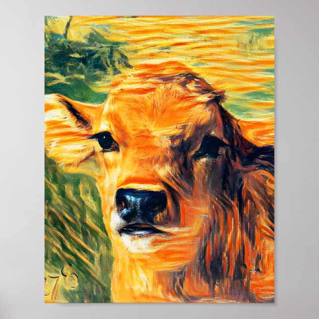 Kalvhuvud Poster (Framsidan)