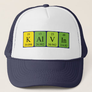 Kalvin periodisk bord namn hat keps
