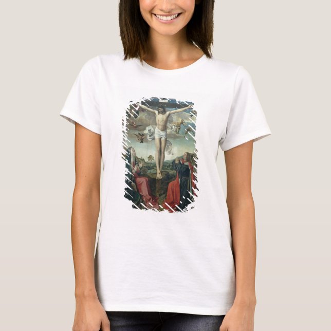 Kalvning (olja på panel) 2 t-shirt (Framsida)