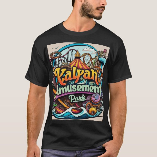 Kalyan Amusement Park Logotyp T-Shirt - Vibrant Va (Framsida)