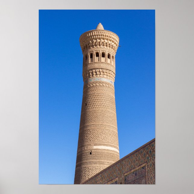 Kalyan minaret - Bukhara, Uzbekistan Poster (Framsidan)