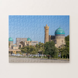Kalyan moské och minaret - Bukhara, Uzbekistan Pussel