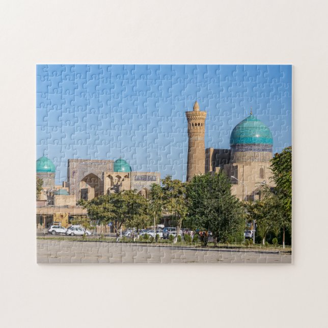 Kalyan moské och minaret - Bukhara, Uzbekistan Pussel (Horisontell)