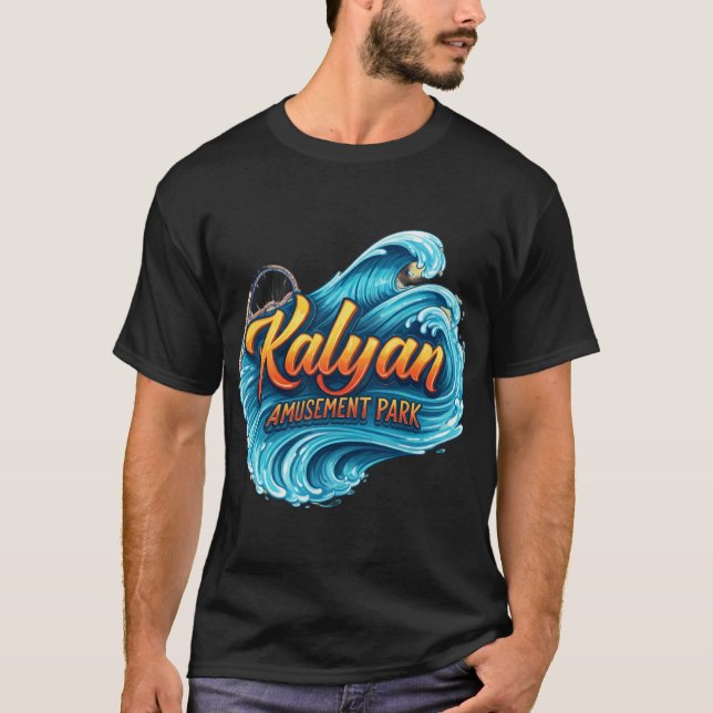 Kalyans paradise i Vatten Park T Shirt (Framsida)