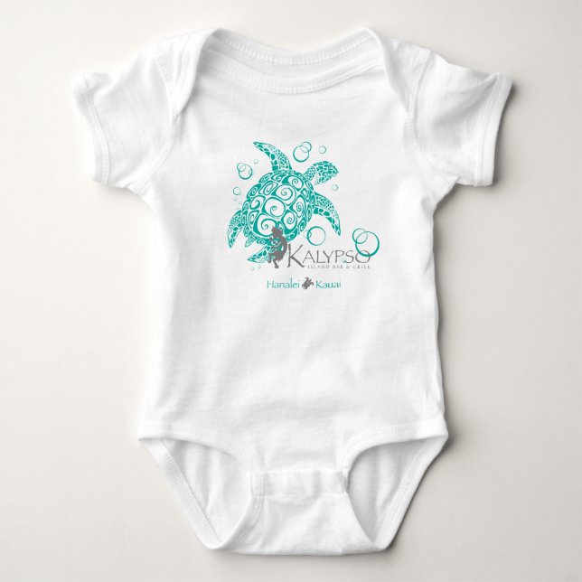 Kalypso havssköldpadda tee shirt (Framsida)