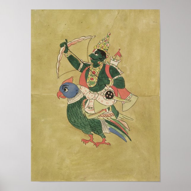 Kama, God of Love, 18th-19th century Poster (Framsidan)
