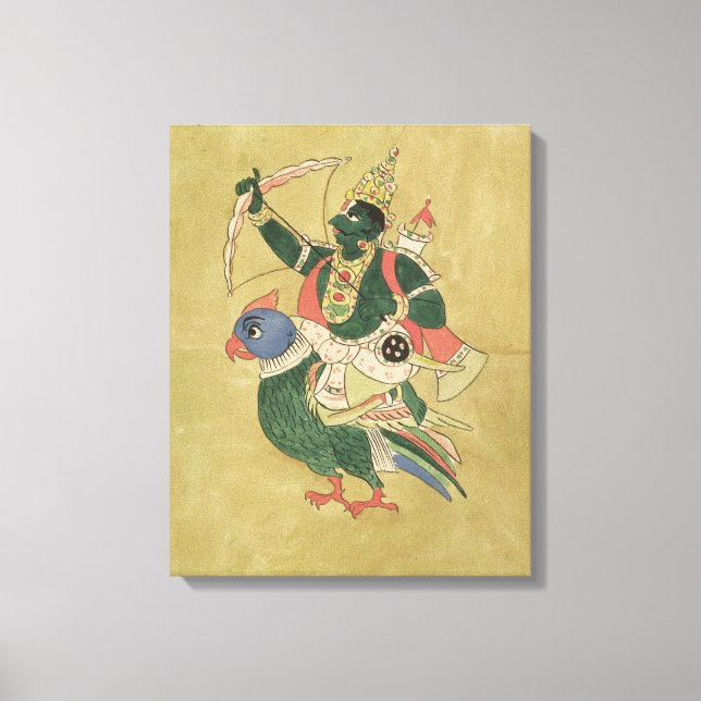 Kama, Gud i Kärlek, 1800-1800-talet Canvastryck (Framsida)