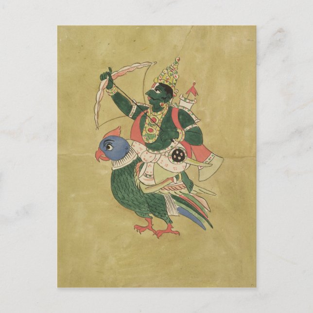 Kama, Gud i Kärlek, 1800-1800-talet Vykort (Framsida)