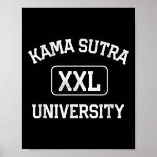Kama Sutra Universiteten tillverkar Kärlek inte Kr Poster