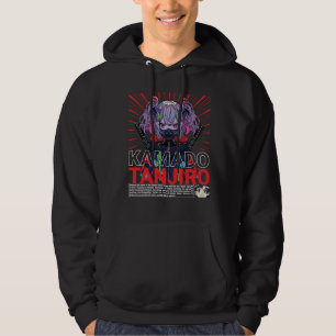 Kamado Tanjiro Anime Warrior T-Shirt Design blir Hoodie