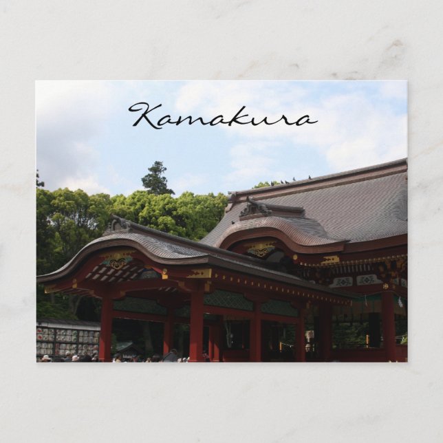 kamakura shrine vykort (Framsida)