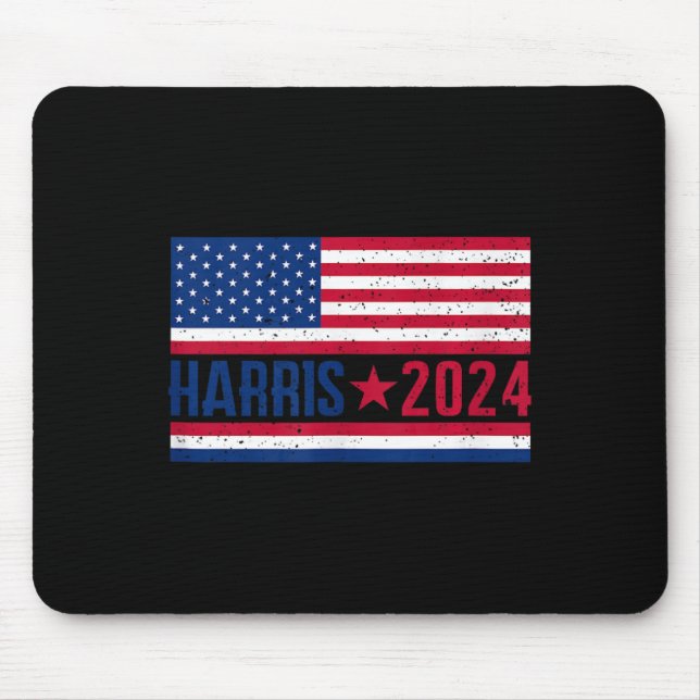 Kamala 2024 American Flagga Musmatta (Framsidan)