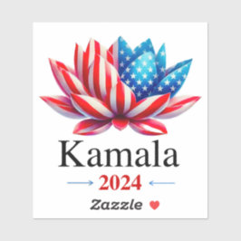 Kamala 2024 - Avtagbar vinyl Klistermärken