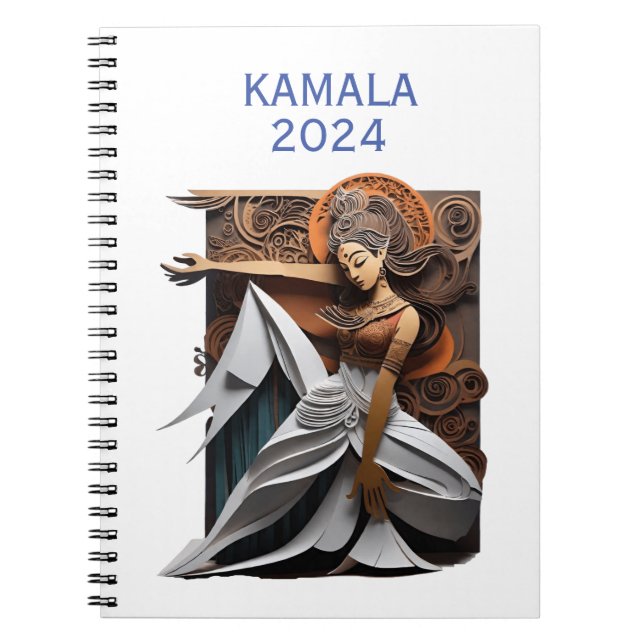 Kamala 2024 för president Thunder_Cove Anteckningsbok (Framsidan)