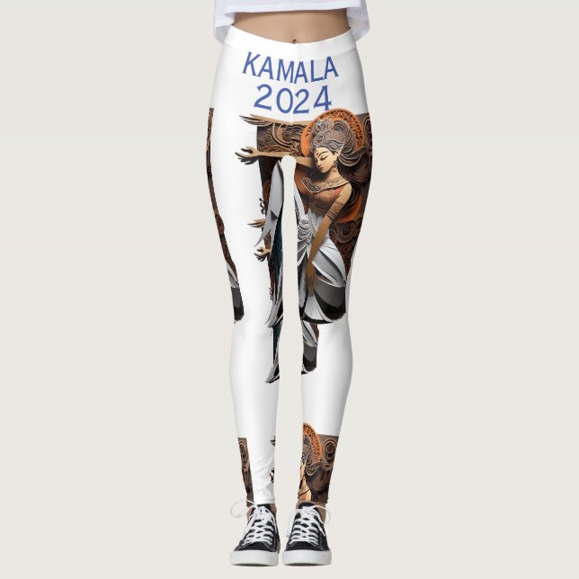 Kamala 2024 för president Thunder_Cove Leggings (Framsida)