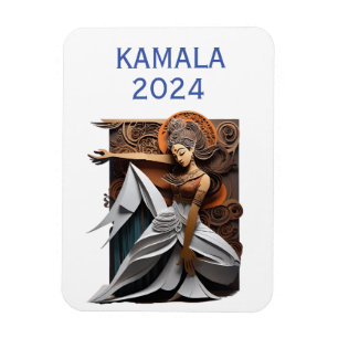Kamala 2024 för president Thunder_Cove Magnet
