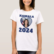 KAMALA 2024 fotoblå demokratisk text