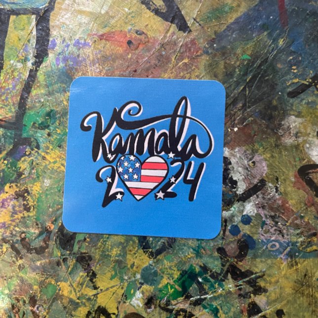 Kamala 2024 fyrkantigt klistermärke (Skapare uppladdad)