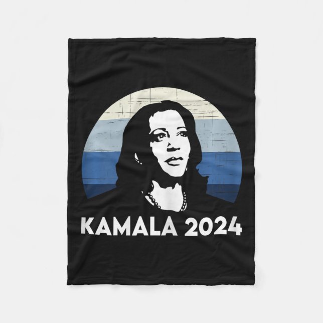 Kamala 2024 Kamala Harris 2024 President Fleecefilt (Framsidan)