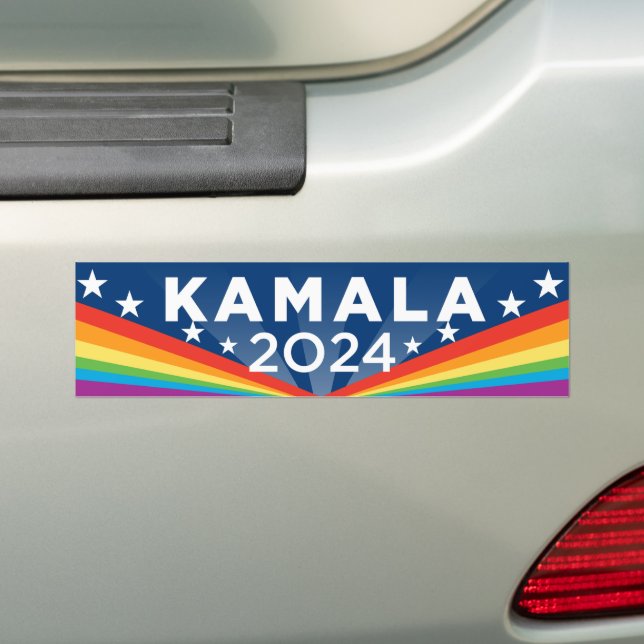 Kamala 2024 LGBTQ Bildekal (På Bil)