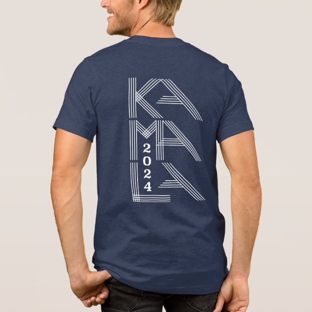 Kamala 2024 Modern design T Shirt (Baksida)