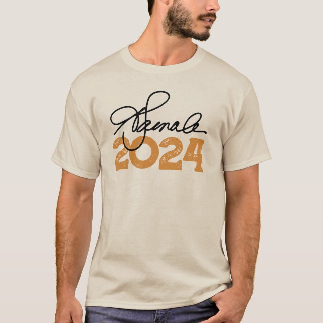 Kamala 2024 Namnteckning T Shirt (Framsida)