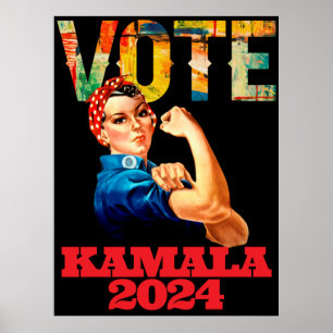 Kamala 2024 Nasty Women Poster politiskt