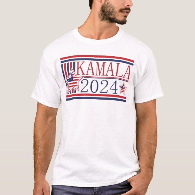 Kamala 2024, presidentkandidat t shirt (Framsida)
