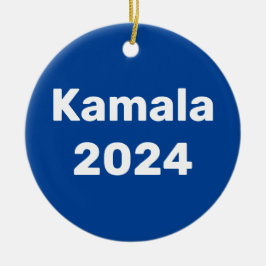 Kamala 2024 Presidentval Julgransprydnad Keramik