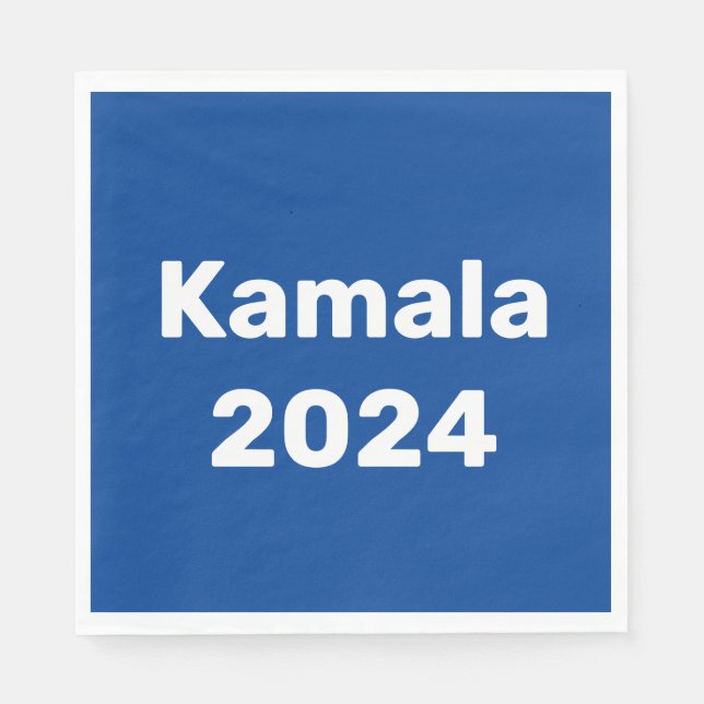 Kamala 2024 Presidentval Pappersservett (Framsidan)