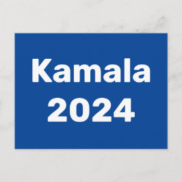 Kamala 2024 Presidentval Vykort