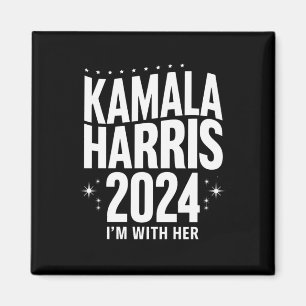 Kamala 2024 Stöd Jag Är Med Henne Kamala Harris Magnet