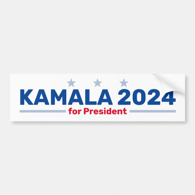 Kamala 2024-stötdekal bildekal (Framsidan)