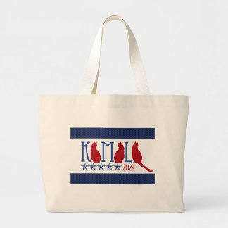 Kamala 2024 tote jumbo tygkasse