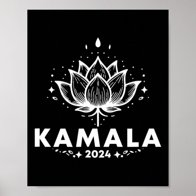 Kamala 2024 White Lotus Poster (Framsidan)