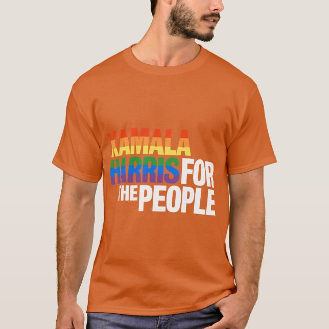 Kamala 2026 Sticker LGBTQ Kamala For the People 20 T Shirt (Framsida)