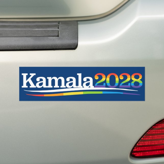 Kamala 2028 LGBT Bildekal (På Bil)