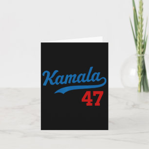 Kamala 47 Baseboll stil Kamala Harris 2024 Preside Kort