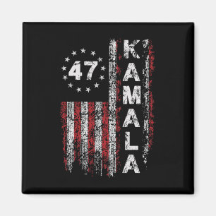 Kamala 47 Kamala47 President Usa America Flagga 20 Magnet