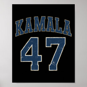 Kamala 47 Komma President Kamala Harris Wheimer 20 Poster