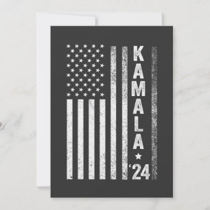Kamala American Flagga President Valection USA Inbjudningar