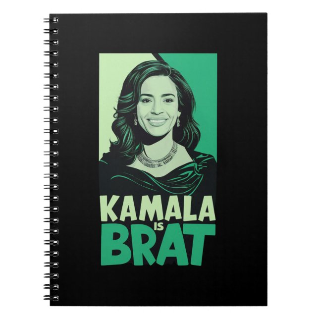 Kamala är Bråkig Rolig Sarksatisk Anteckningsbok (Framsidan)