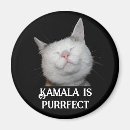 Kamala är Purrfekt Magnet