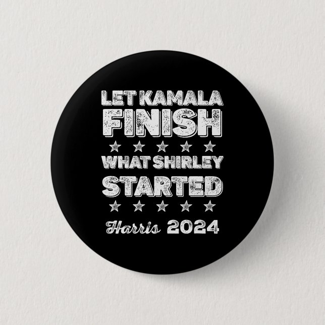 Kamala Avslutar vad Shirley startade Knapp (Framsida)