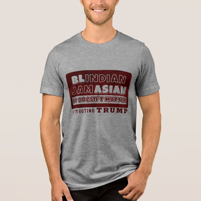 Kamala Black Indian Jamaican Asian T Shirt (Framsida)