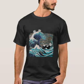 Kamala Blue Cats Wave for Kamala Cat dam Wave O T Shirt