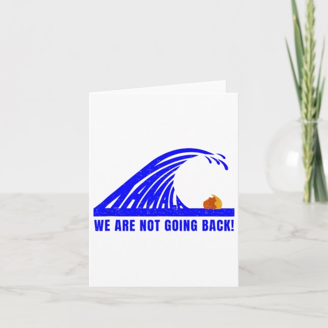 Kamala Blue Wave 2024 Kort (Framsida)